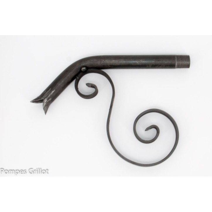 BEC FONTAINE FER BRUT CANARD+ VOLUTE
