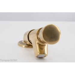 Robinet poussoir temporisé patine 1/2 ’’+ Rosace
